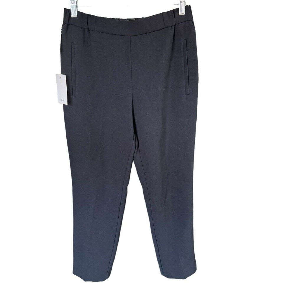 Aritzia Wilfred Crepe Darontal Pull On Pant Trousers Black Size 6 New With Tags